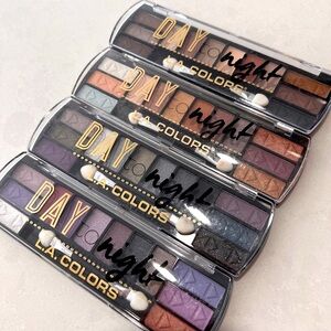 (4) New L.A.Colors Day to night Eyeshadow Palette Bundle